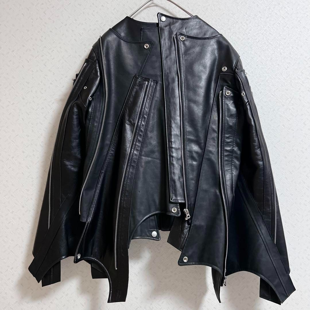 JUNYA WATANABE ジュンヤワタナベ 2022AW ライダースジャケット レザー