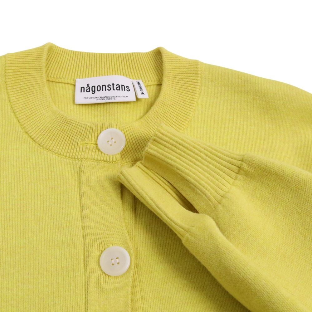 ナゴンスタンス カーディガン 黄色