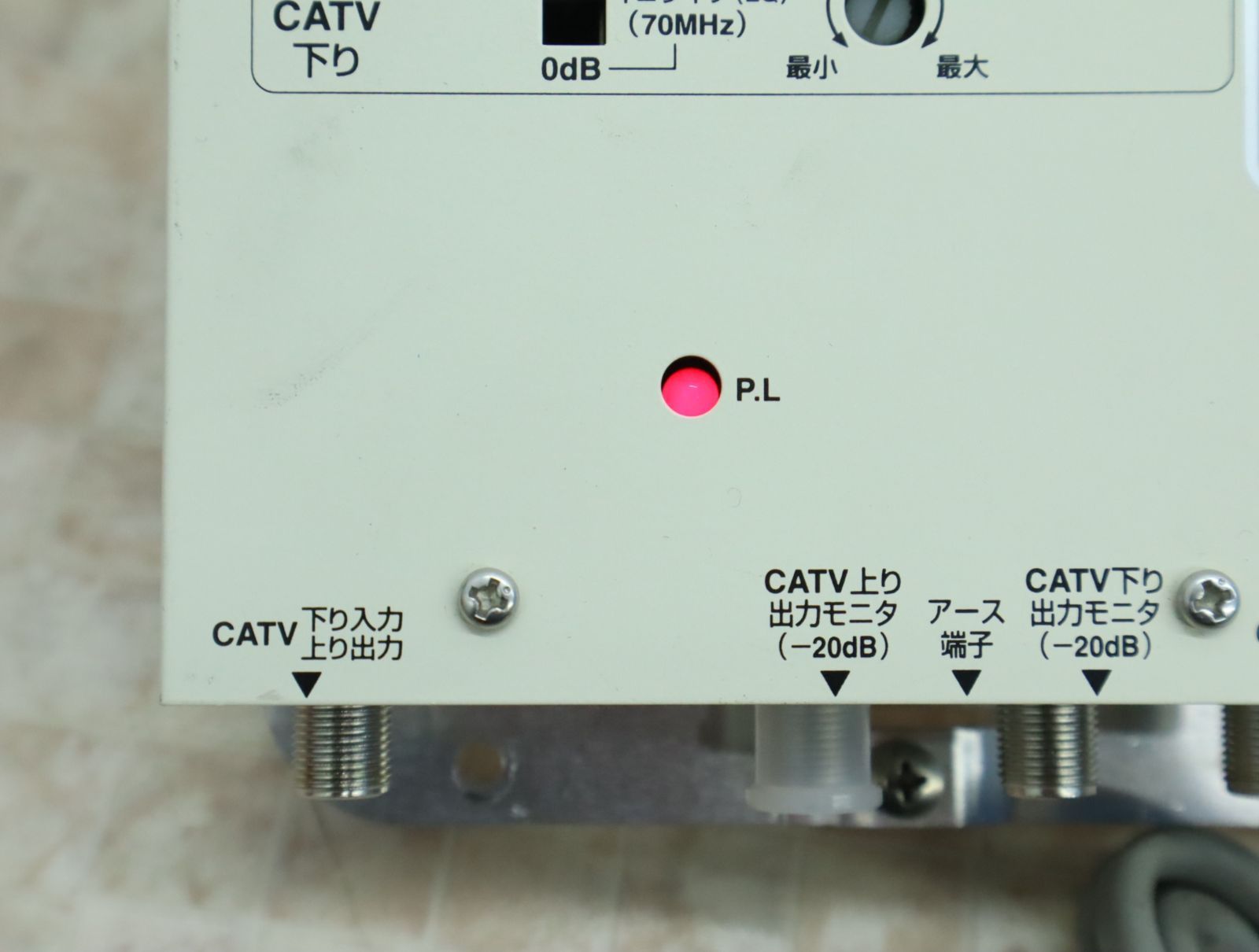 ◇ ｜CATV ブースター｜日本アンテナ NIPPON ANTENNA N7A282 屋内用双方向 CATV 増幅器｜ □M0632 - 映像機器