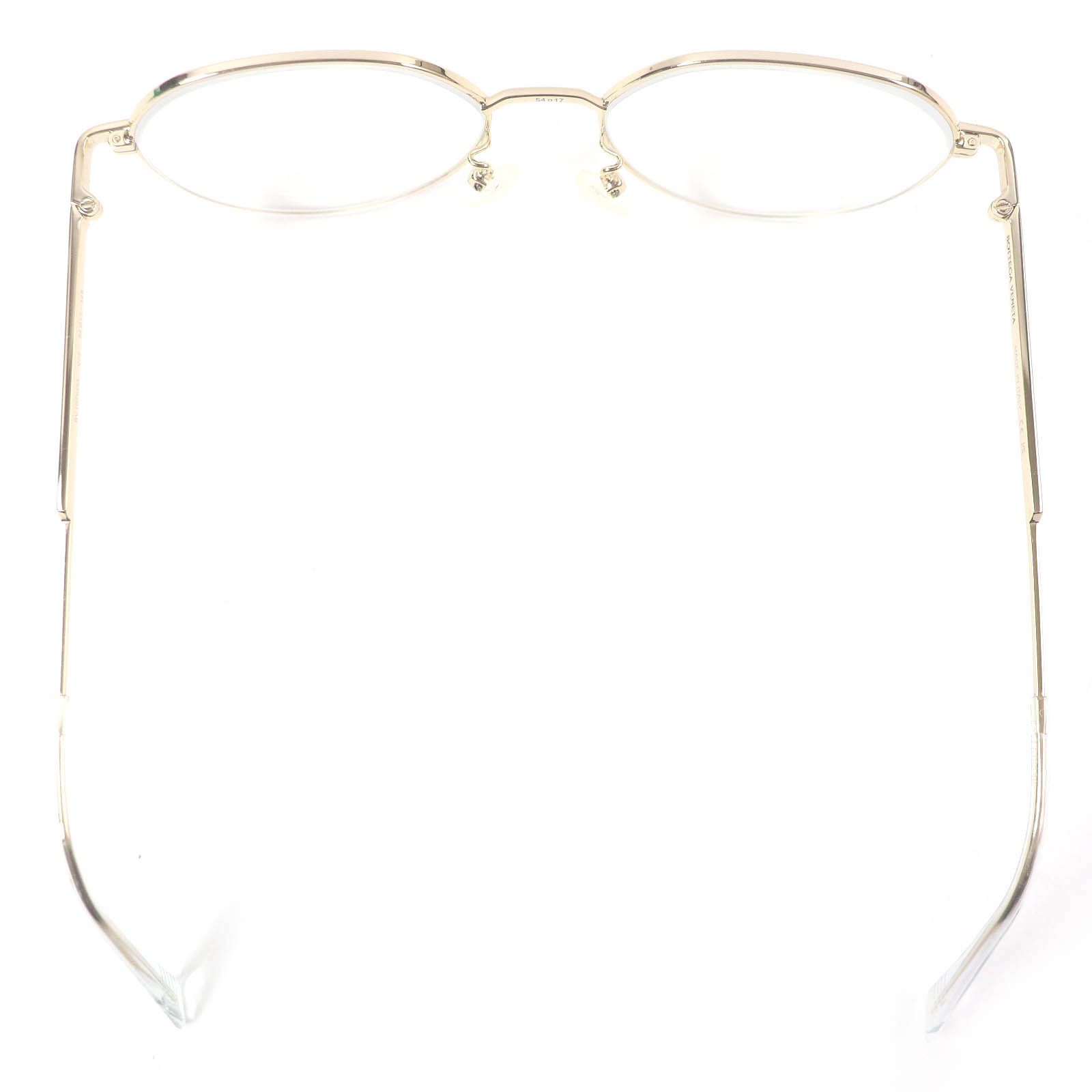 美品□BOTTEGAVENETA ボッテガヴェネタ BV1076OA ラウンド メタル  