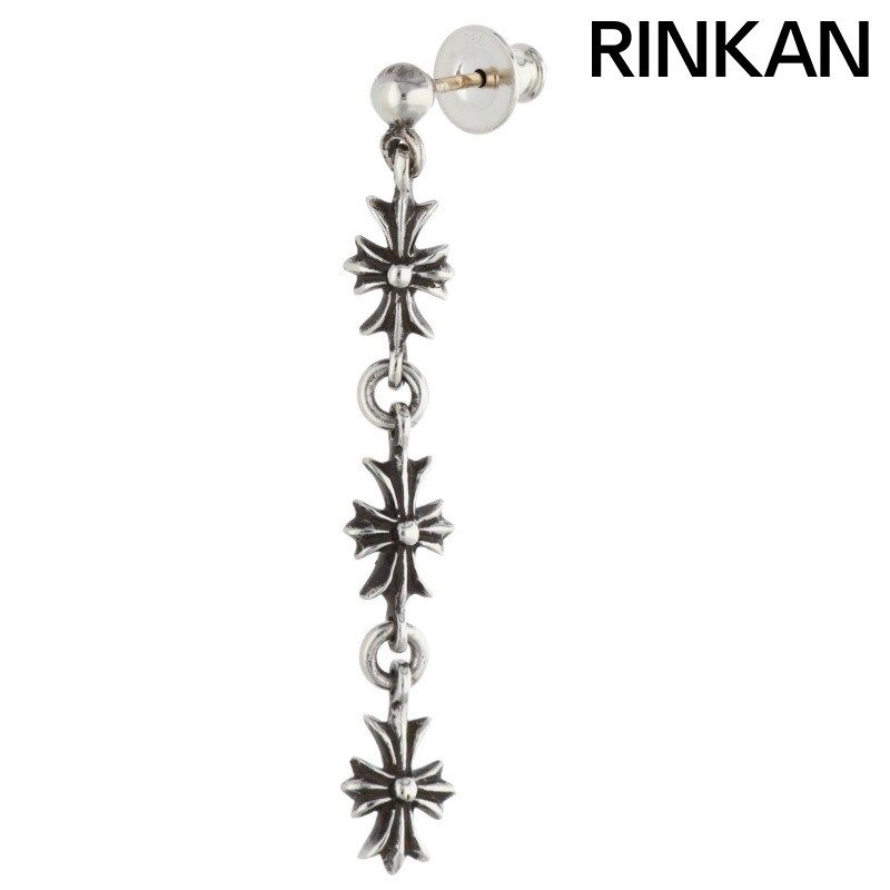 クロムハーツTNY E CH PLS タイニーECHプラスドロップピアスシルバー クロムハーツ TINY E CH PLS 3/タイニーECHプラス3ドロップ