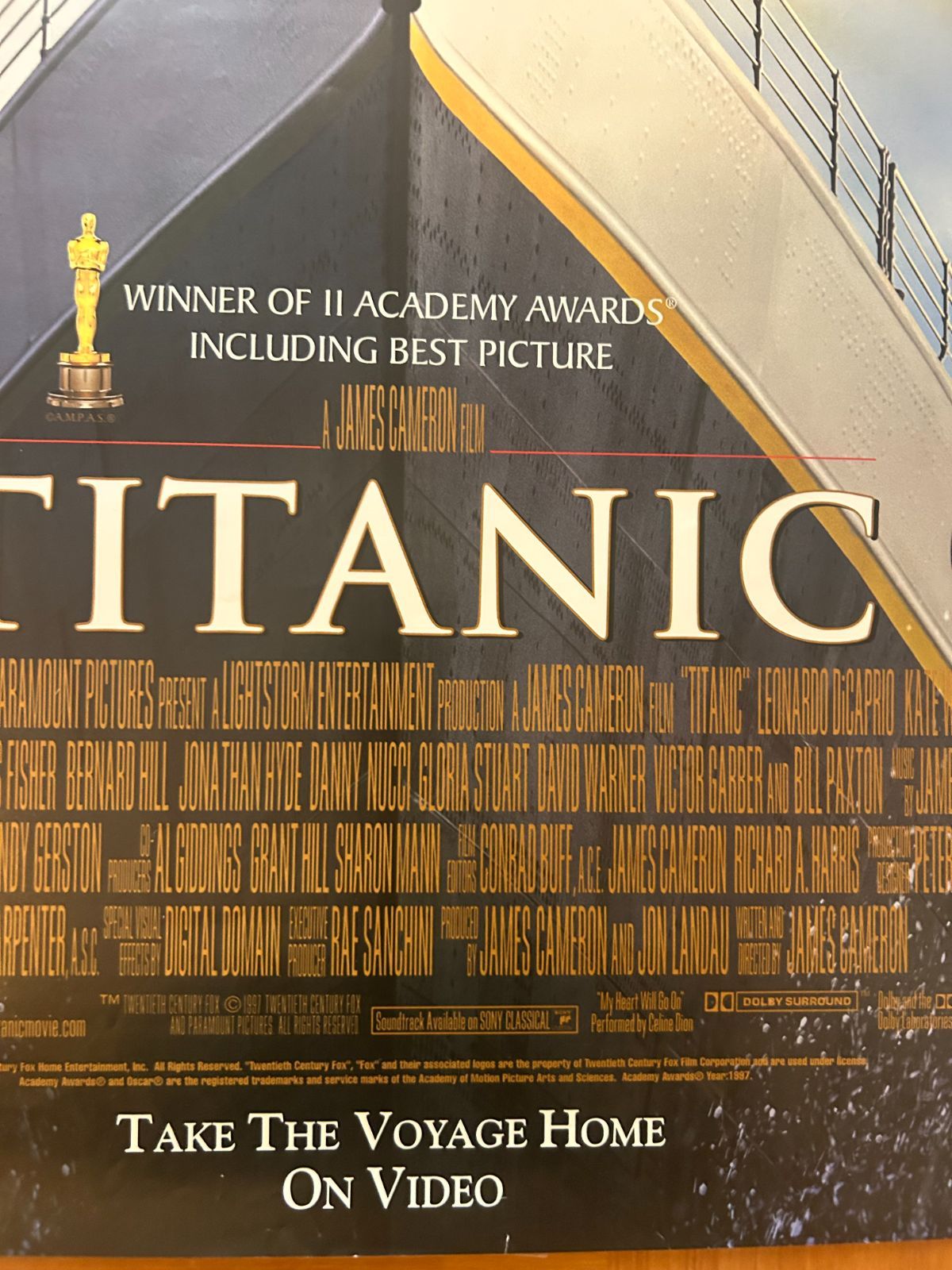 映画ポスター B2サイズ 『タイタニック』 1997年 限定10枚】TITANIC（タイタニック） 1997 / 映画ポスター | POP