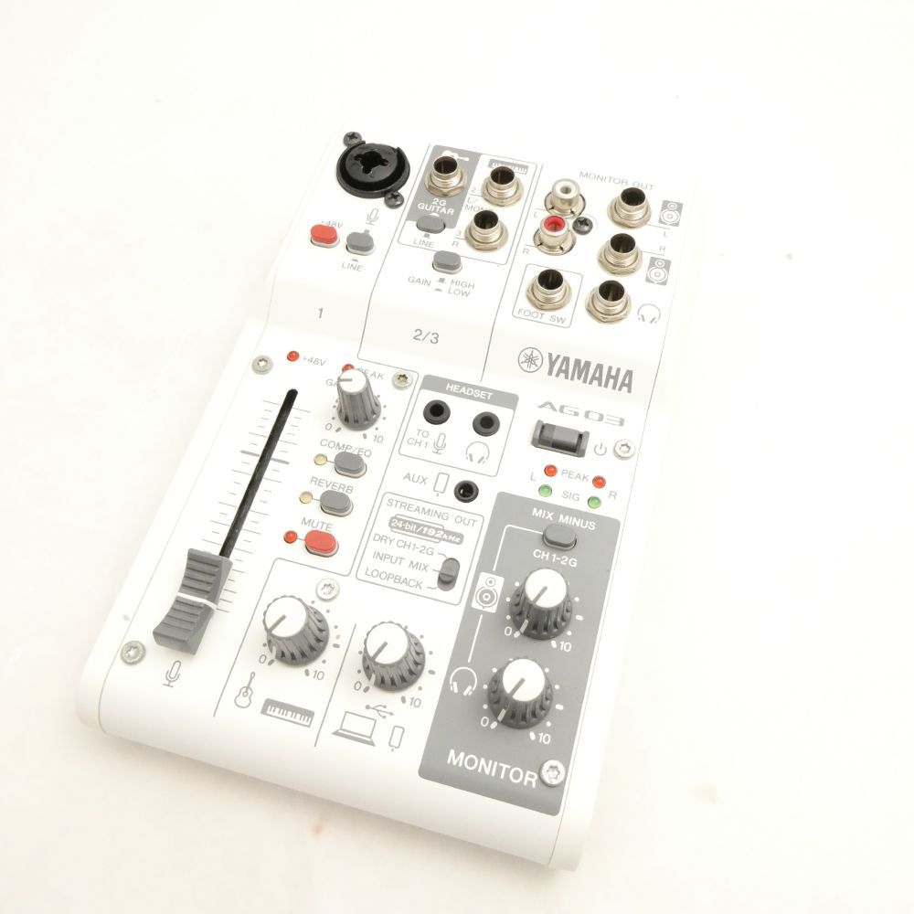 YAMAHA ヤマハ AG03 MK2 オーディオインターフェース ライブストリーミング HY1661