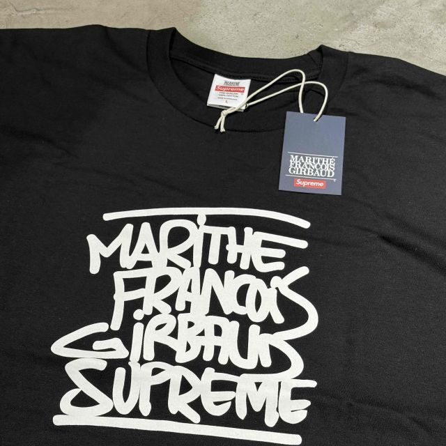 Supreme Marithé François Girbaud T 黒XL新品 Marithe Francois Girbaud Lettering Logo Oversized Tee Black