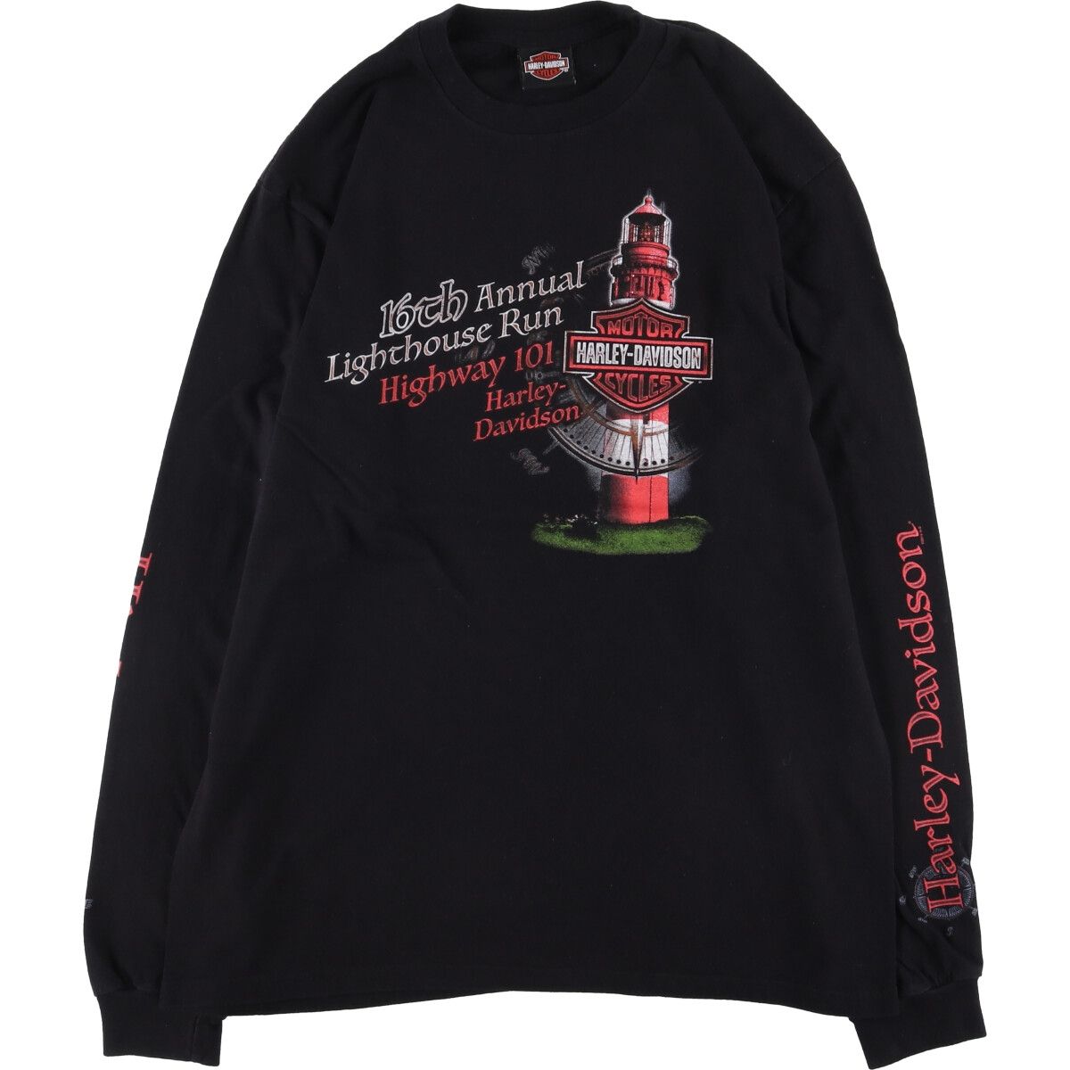 古着 ヘインズ Hanes Harley-Davidson ハーレーダビッドソン モーターサイクル バイクTシャツ メンズM相当|eaa549984