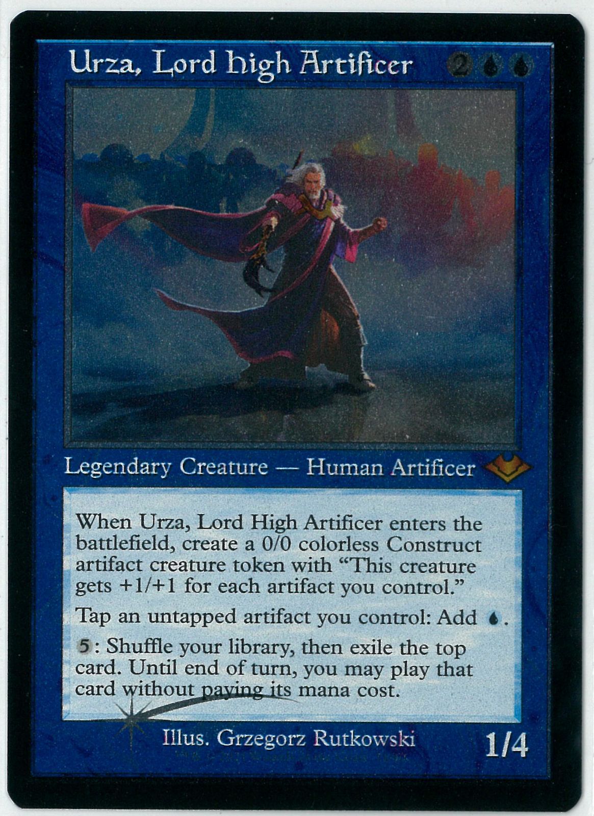MTG 最高工匠卿  ウルザ エッチング foil 英語 MTG 最高工匠卿 ウルザ エッチング foil 英語