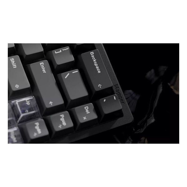 LUMINKEY ルミンキー ゲーミングキーボード ラピッドトリガー デュアルレール磁気スイッチ Ano-Black Magger 68 HE Performance Ano-Black 2647175 AR_KOOLFOOD_TN