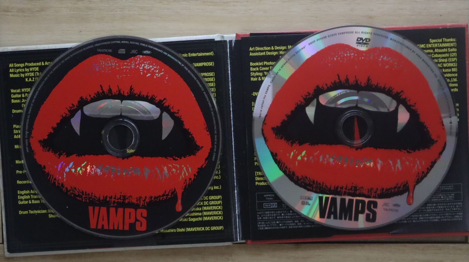 国内盤CD☆ヴァンプス/VAMPS□ VAMPS(初回限定盤)(DVD付