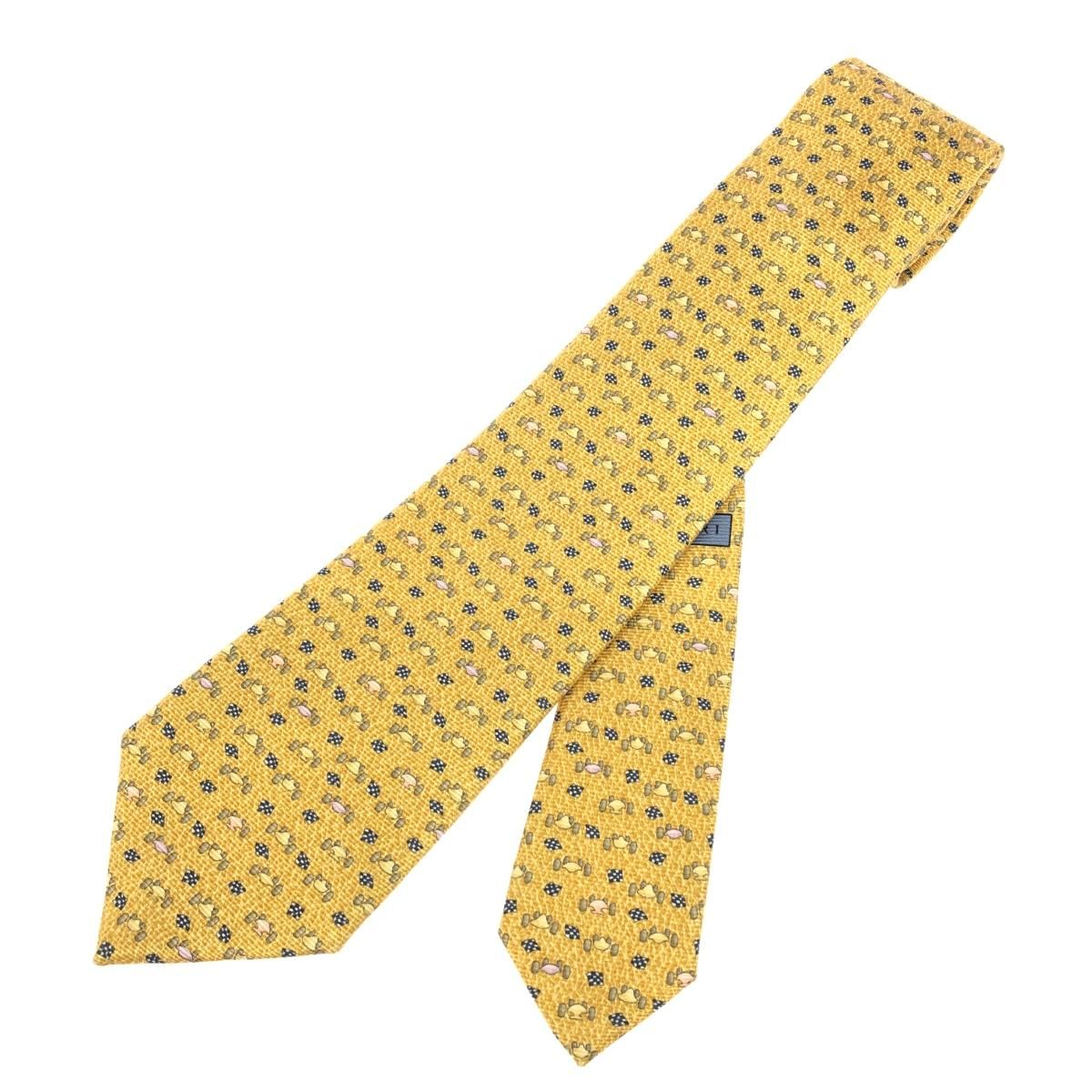 ✨未使用✨BVLGARI ブルガリ ネクタイ セッテピエゲ　カニ　高級シルク 美品 希少セッテピエゲ BVLGARI ブルガリ ネクタイ 帆船と薄明かり