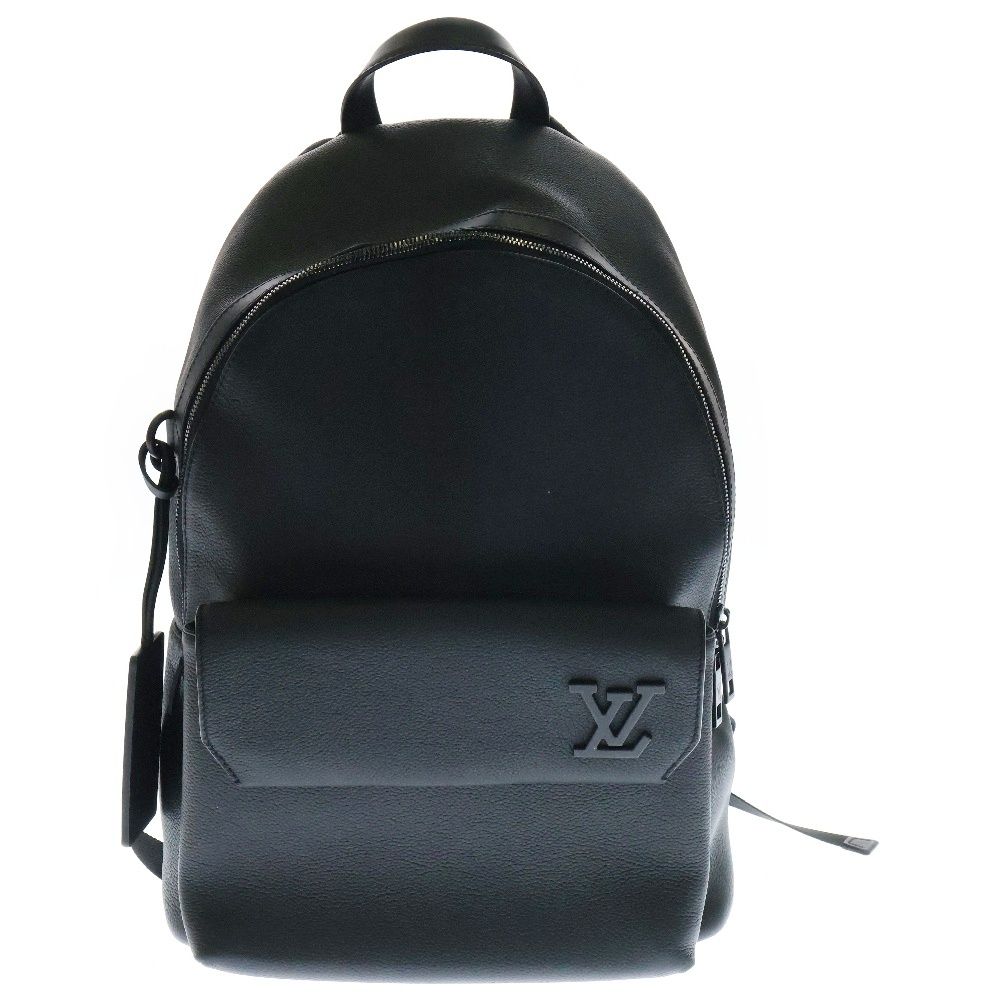 LOUIS VUITTON ルイヴィトン アエログラム テイクオフ レザーバックパック リュック M57079 ブラック