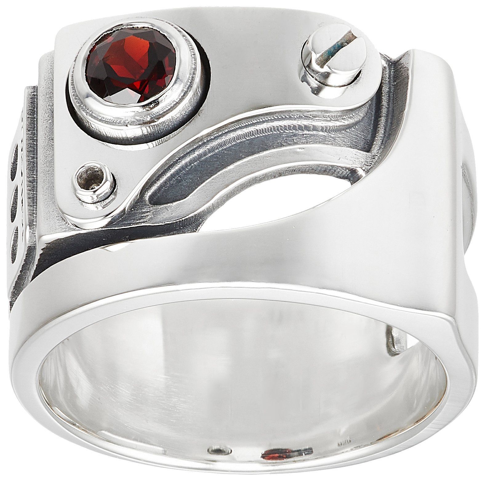 数量 シルバー925 メカニカルリング ガーネット MONROE FC-104SE-SV-G-20 Dr 日本サイズ20号 ドクターモンロー
