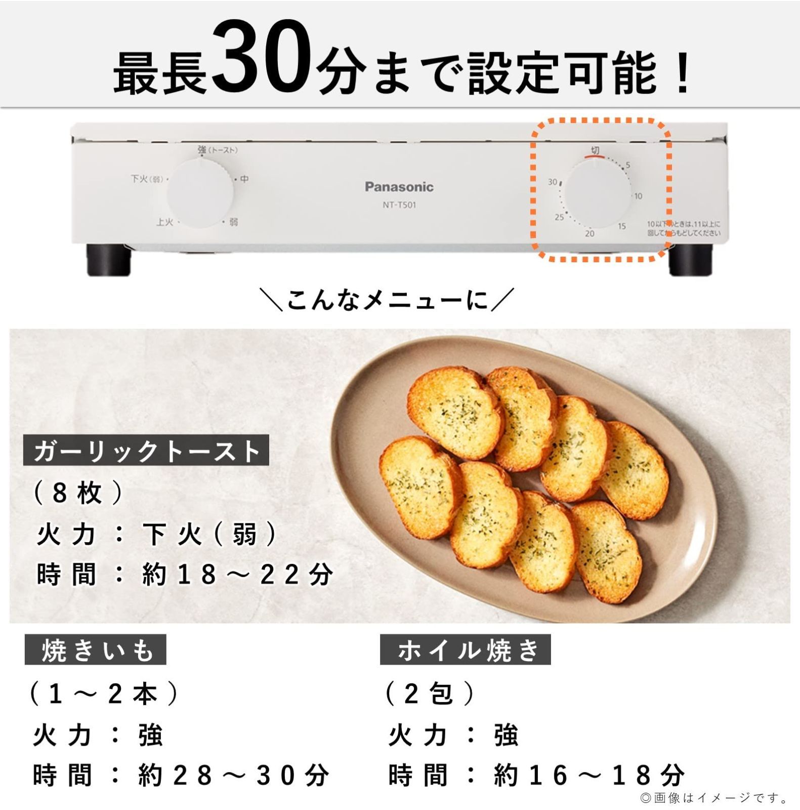 4枚焼き対応