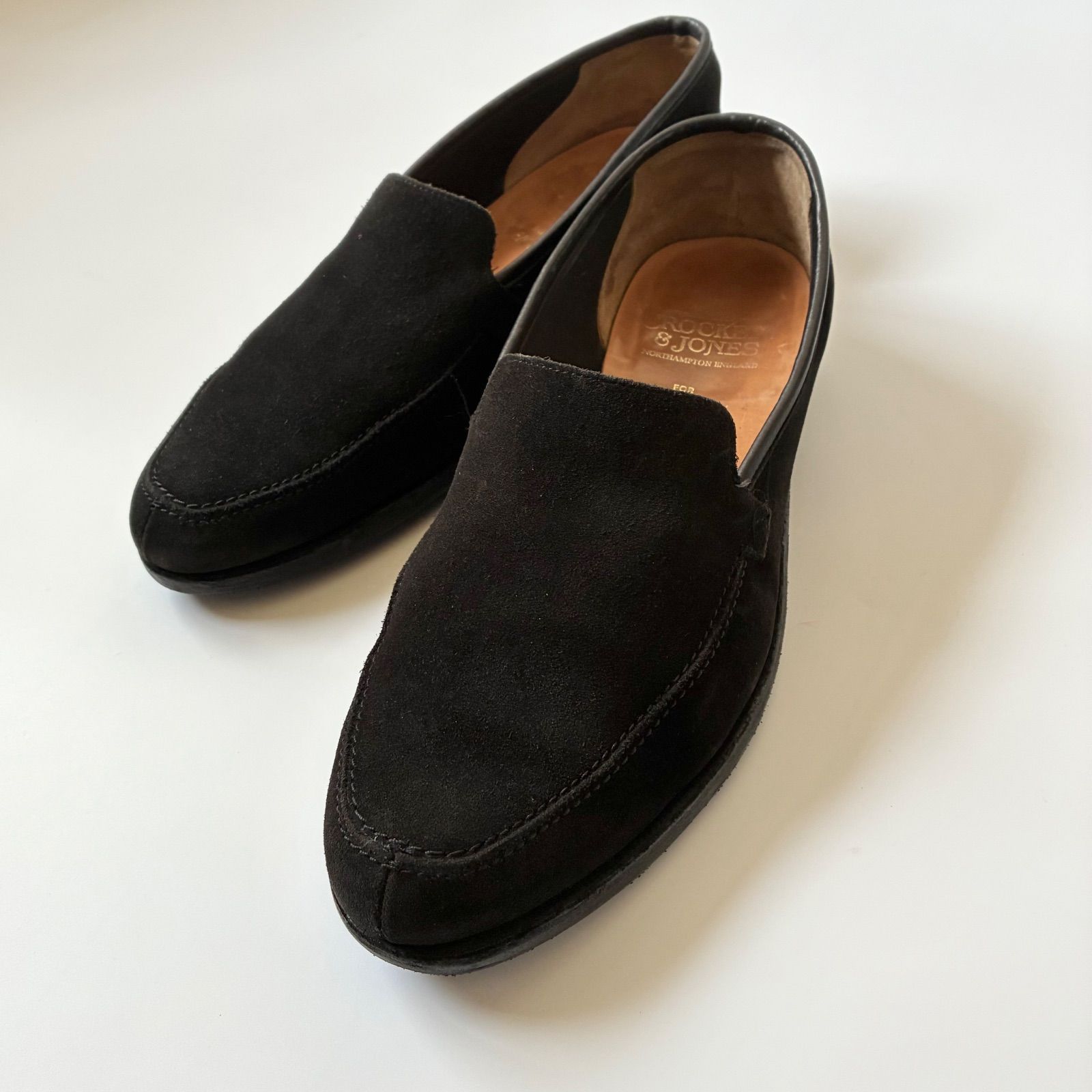 CROCKETT&JONES / BEAMS F 別注 GAVIN スエード エプロンフロント 
