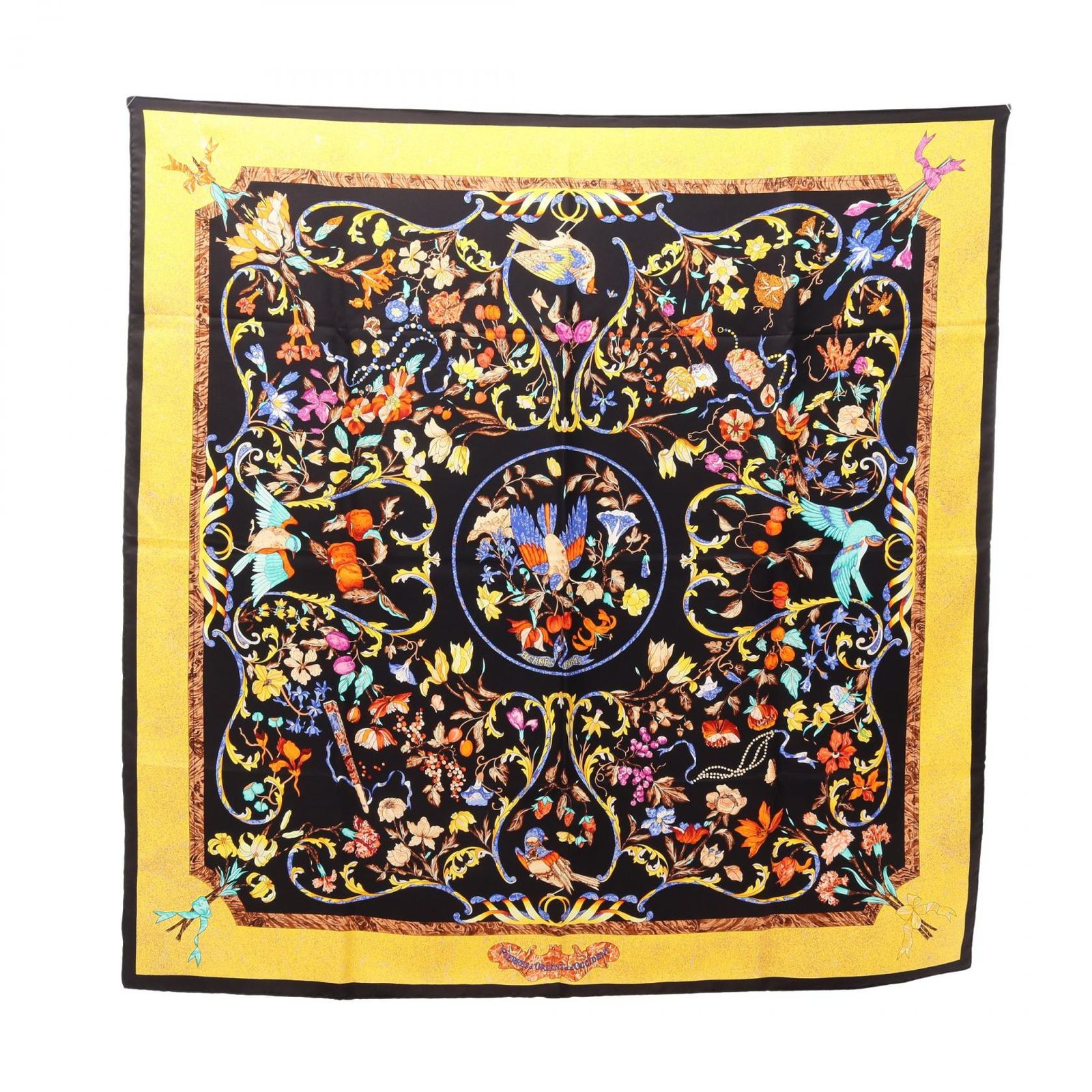 エルメス HERMES スカーフ カレ90 PIERRES d'Orient et d'OCCIDENT