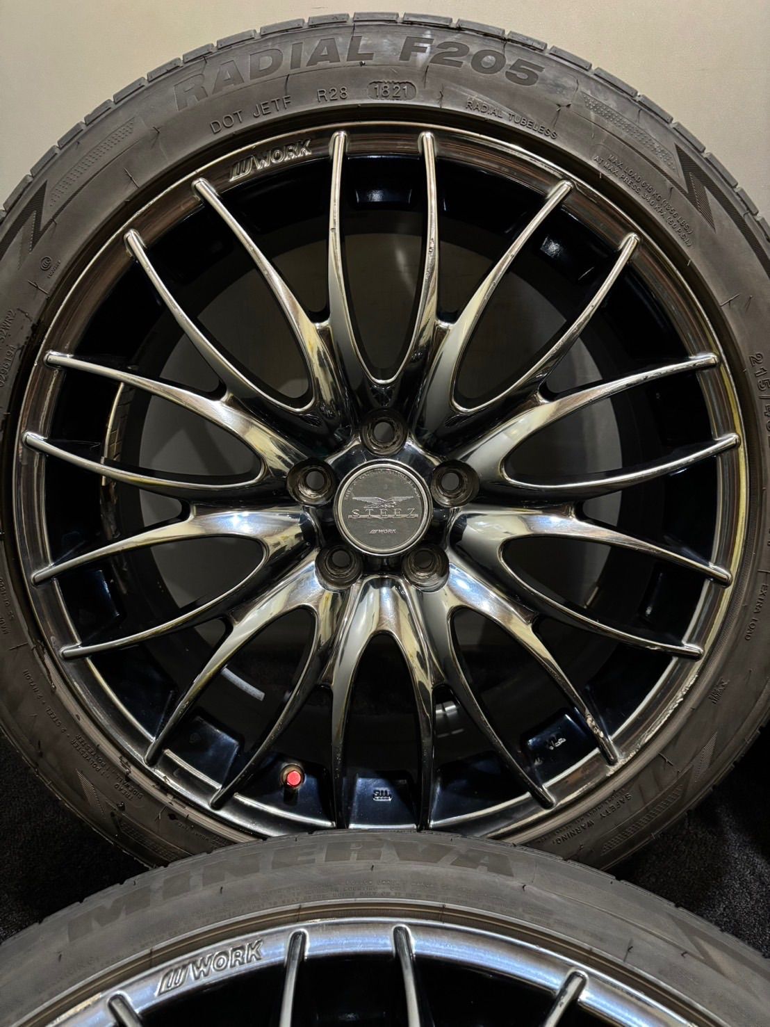 RADIAL F205 215/45ZR17 タイヤ 4本セット 2021年式 MINERVAミネルバ