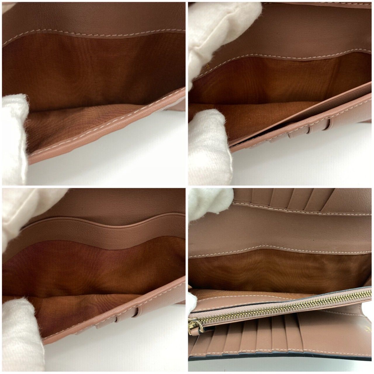 新品未使用VALENTINO スタッズ付きブラウンバッグ ヴァレンティノ 三つ折り長財布 ロックスタッズ ブラウン 新品未