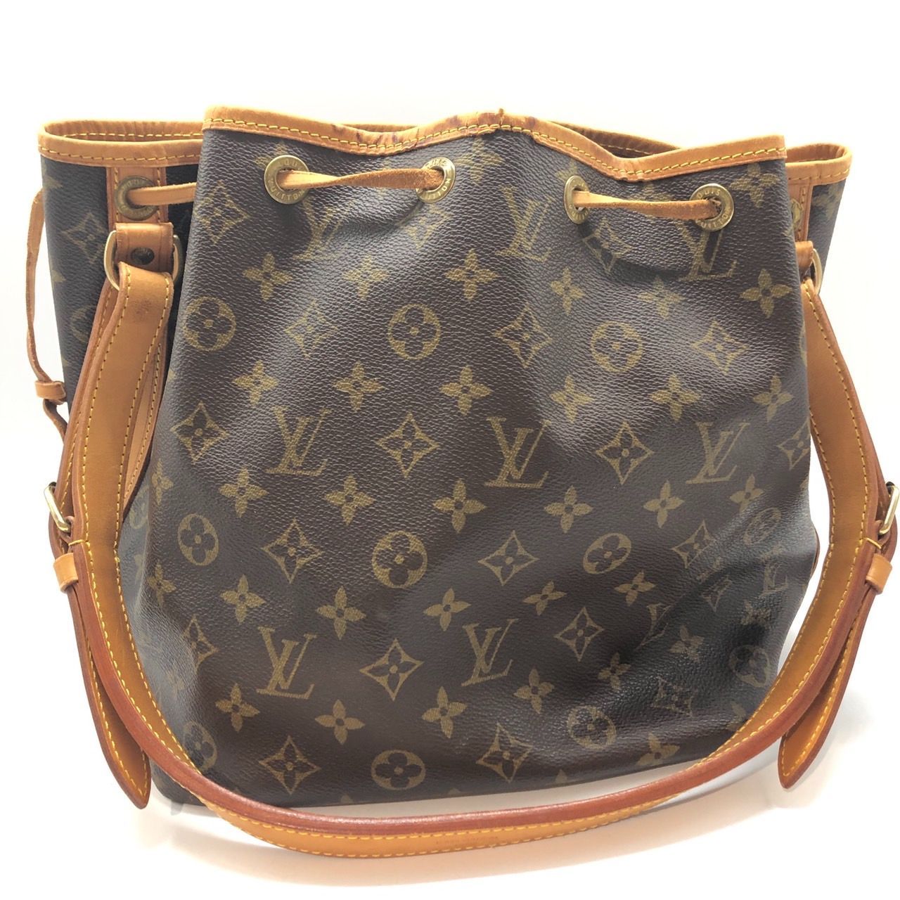 LOUIS VUITTON ルイ ヴィトン モノグラム プチノエ M42226 ショルダーバッグ ブラウン系 レディース 005833