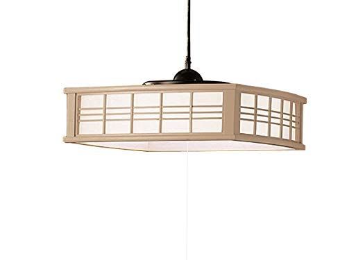 Size 6畳_Style プラスチック 白木色_PatternName 単品 コイズミ LEDペンダントライト 調光タイプ 和風 ~6畳 BP180673P