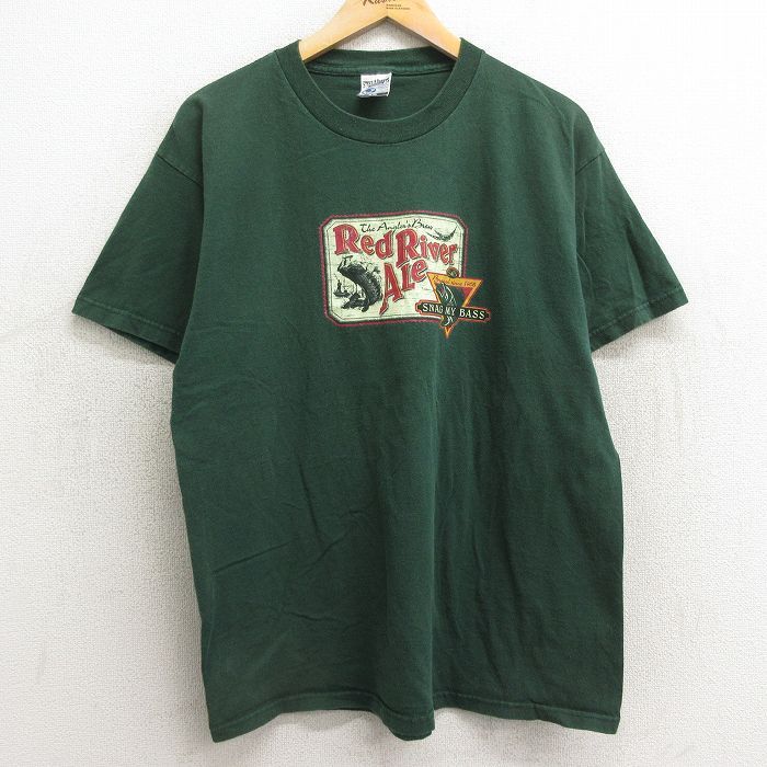 XL/古着 半袖 ビンテージ Tシャツ メンズ 00s ブラックバス Red River