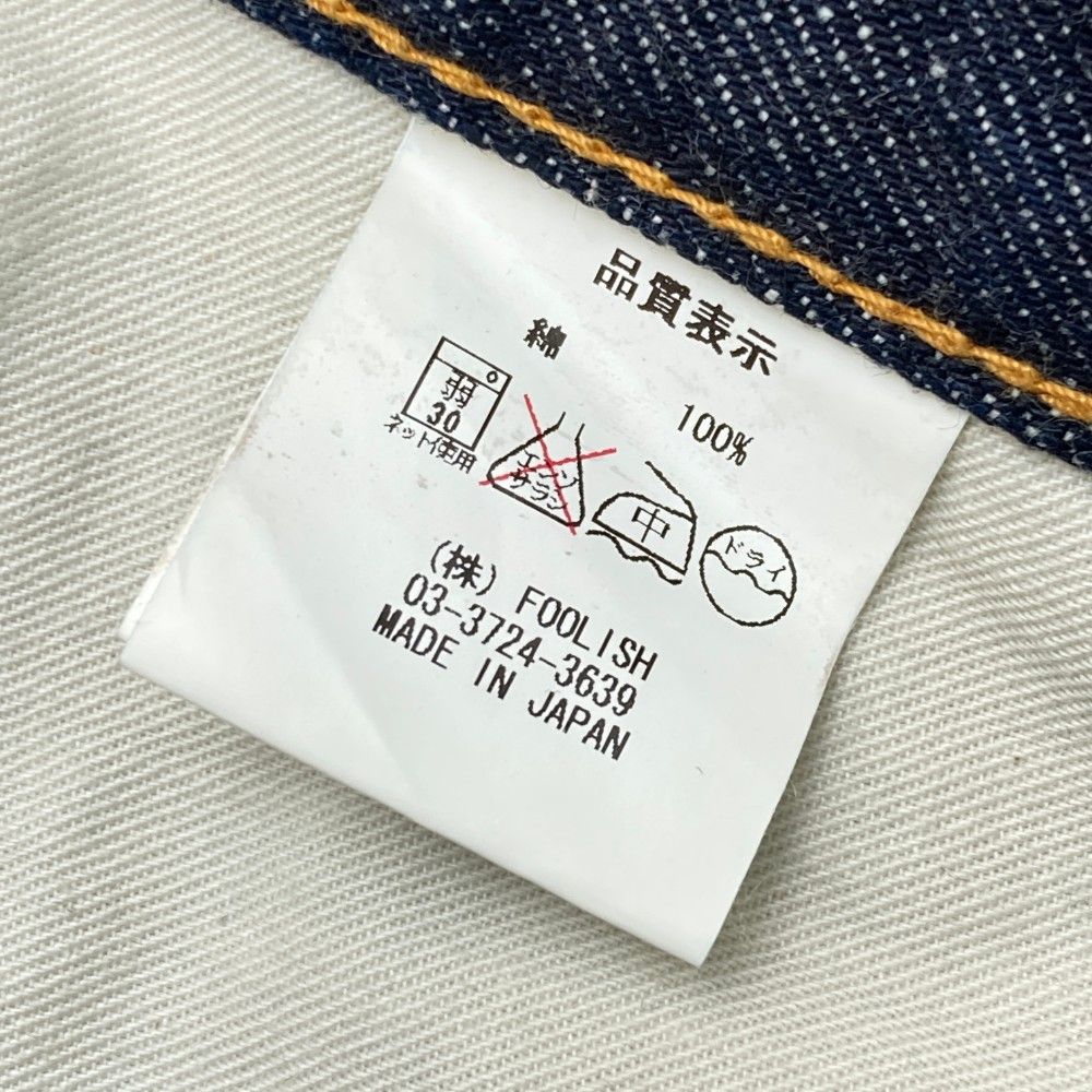 サイズ：L ROUGH&SWELL ラフアンドスウェル デニムパンツ ネイビー系