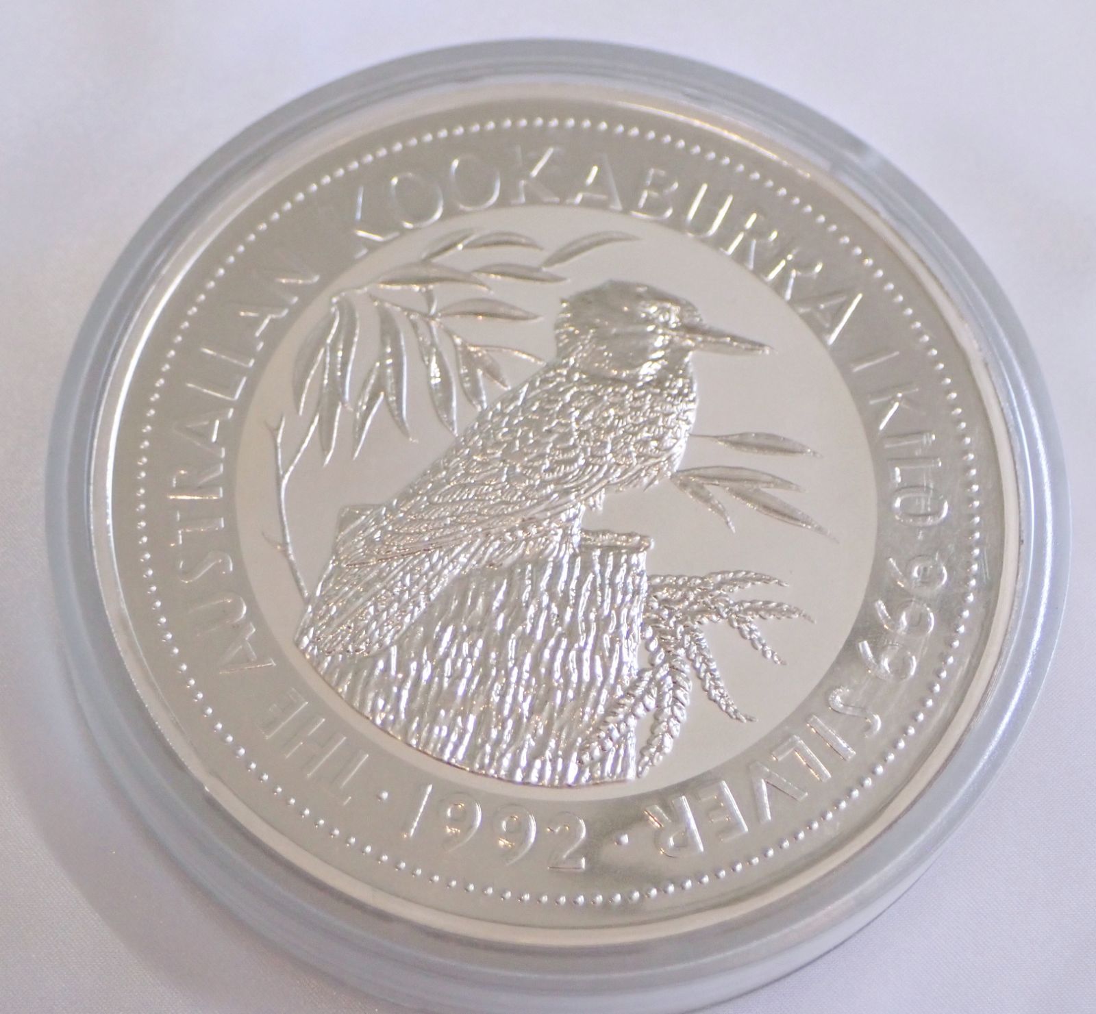 プルーフ硬貨 オーストラリア 30＄ 銀貨1キロ ワライカワセミ 