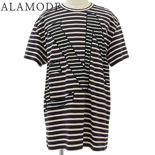 LOEWE(ロエベ) ロゴ ボーダー Tシャツ トップス アパレル ファッション 