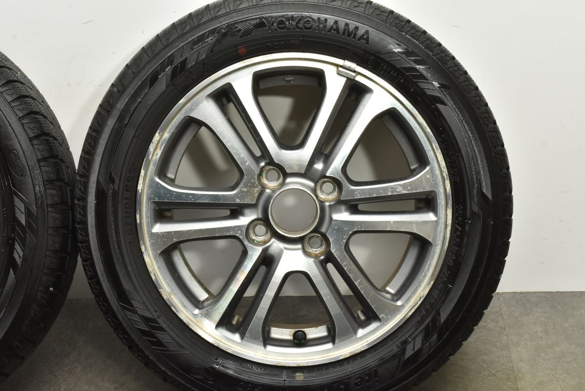 品 ホンダ N-ONE 純正 14in 4.5J 40 PCD100 ヨコハマ アイスガード6 iG60 155 65R14 4本 N-BOX N-WGN 製タイヤ アルミ FFCRYSTALESIA_COM