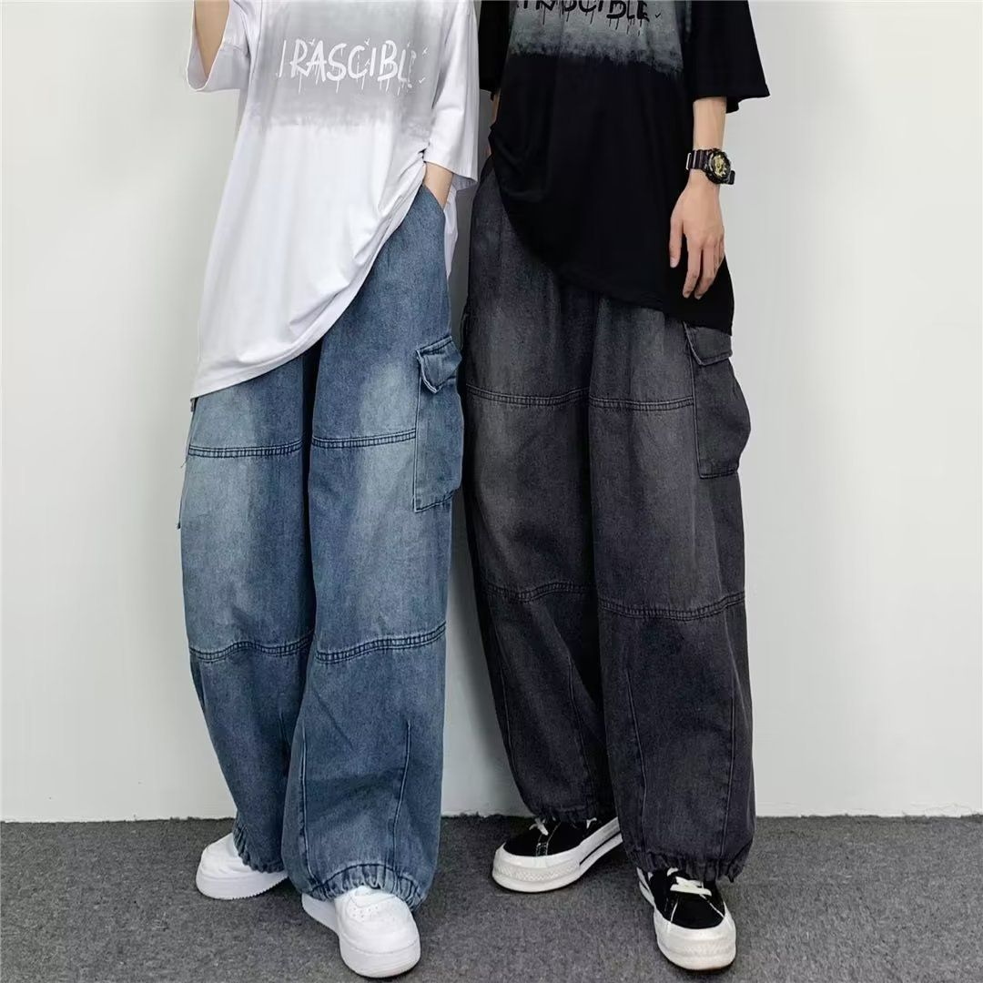 デニムパンツ ワイドパンツ メンズ ロングパンツ ジーンズ