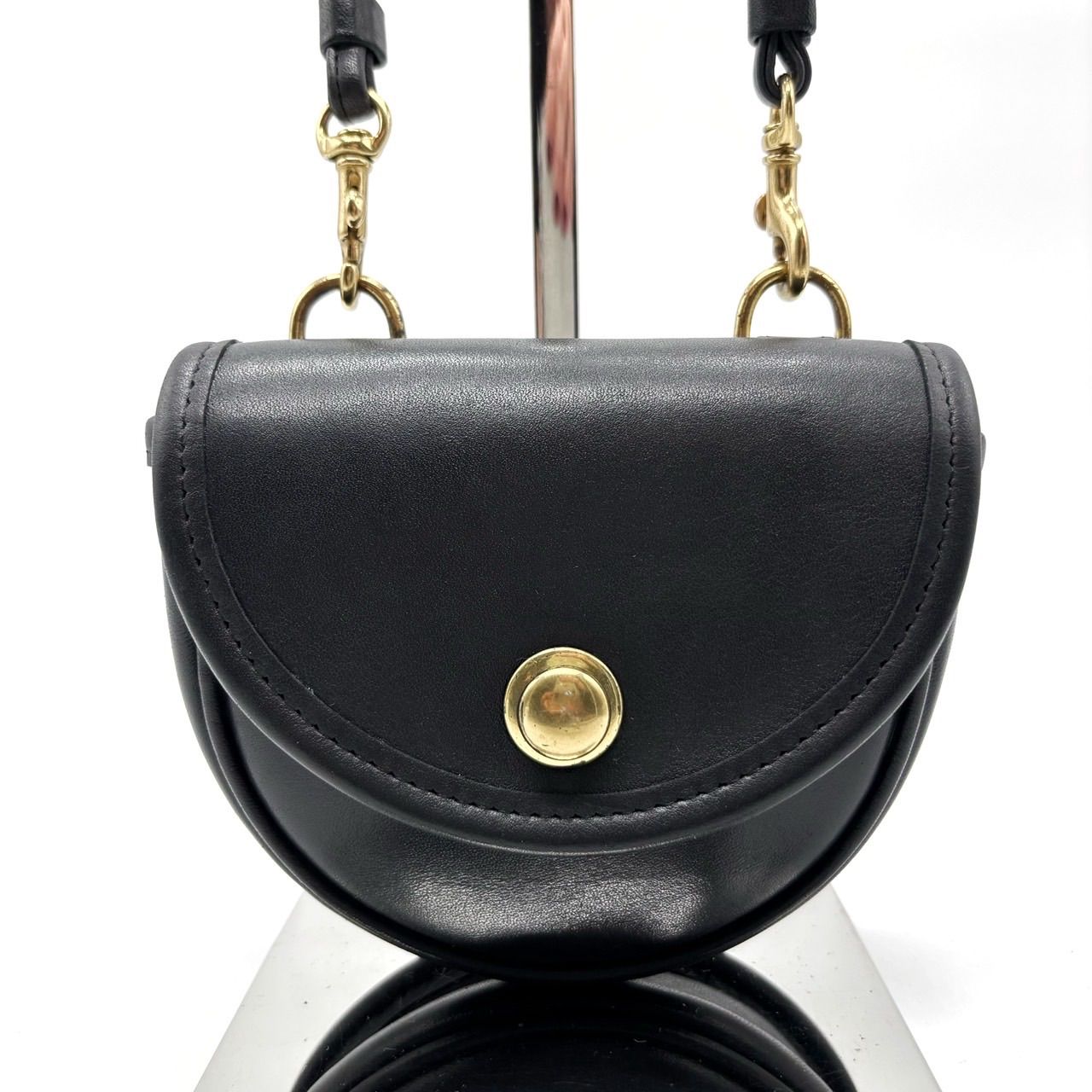COACH 黒 ハンドバッグ ゴールド金具オールドコーチ