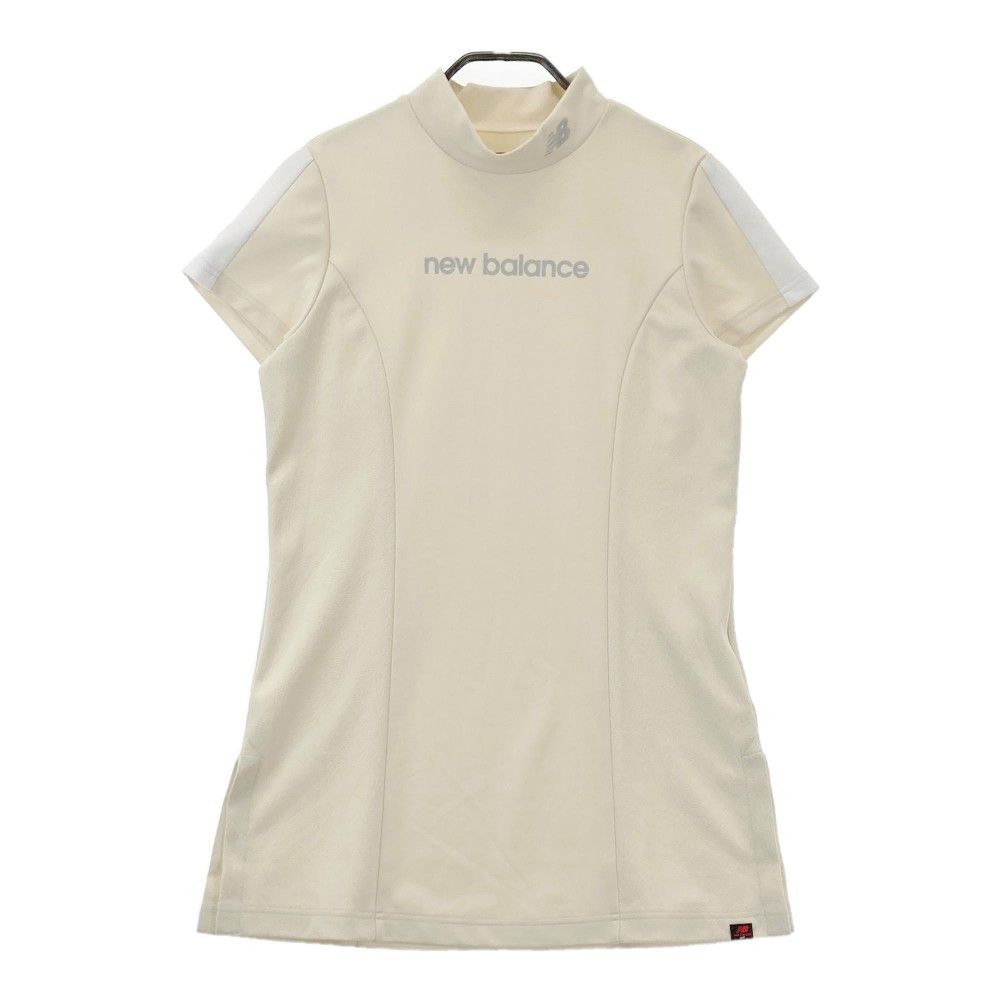 サイズ 2 NEW BALANCE ニューバランス 2025年モデル ハイネック 半袖ワンピース ベージュ系 240101200870 ゴルフウェア レディース ストスト