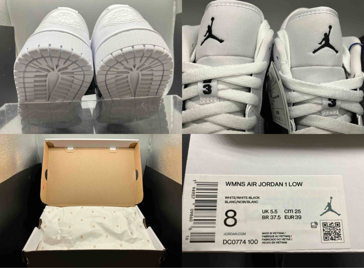 美品 NIKE WMNS AIR JORDAN 1 LOW PANDA DC0774 100 ナイキ 美品 NIKE WMNS AIR JORDAN 1 LOW PANDA DC0774 100 ナイキ