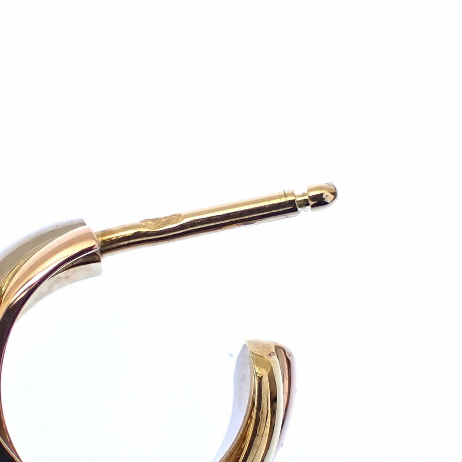 カルティエ　Cartier ピアス　18K YG Cartier カルティエ トリニティ ピアス 18金 K18イエロー