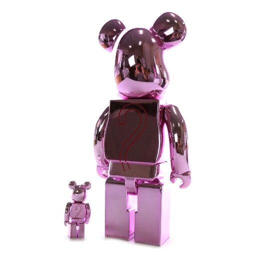 人気アイテムが再入荷！ ベアブリック BE RBRICK ピンクパンサー PINK PANTHER 400 100％ クロームバージョン フィギュア 人形 ピンク 銀 シルバー MP GY18 ファイナルセール開催中！