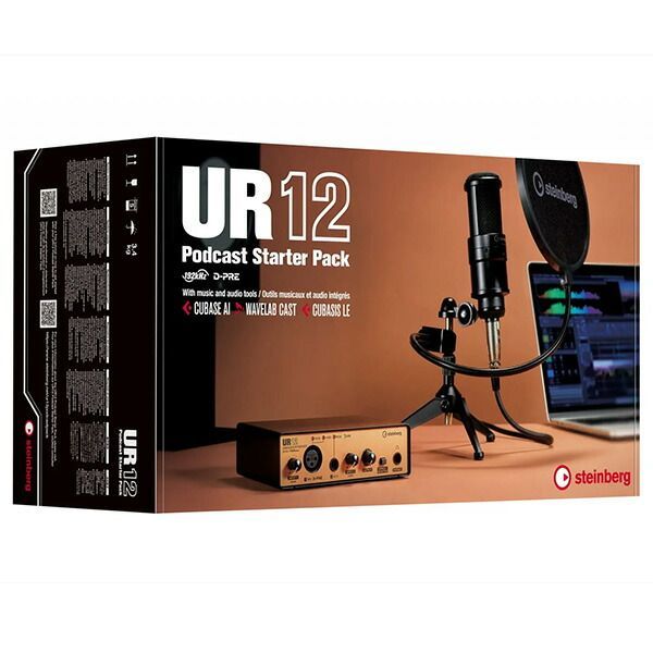 steinberg UR12 Podcast Starter Pack 未使用品 中古】Steinberg / UR12 podcast starter pack 【梅田店