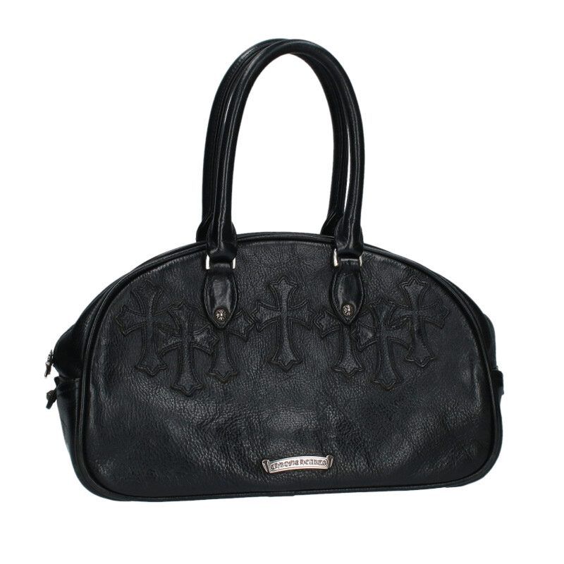 クロムハーツ ジムバッグ スモール チャーム付き クロムハーツ GYM SM/ジムバッグ 現行型CHチャーム付きスモールレザー