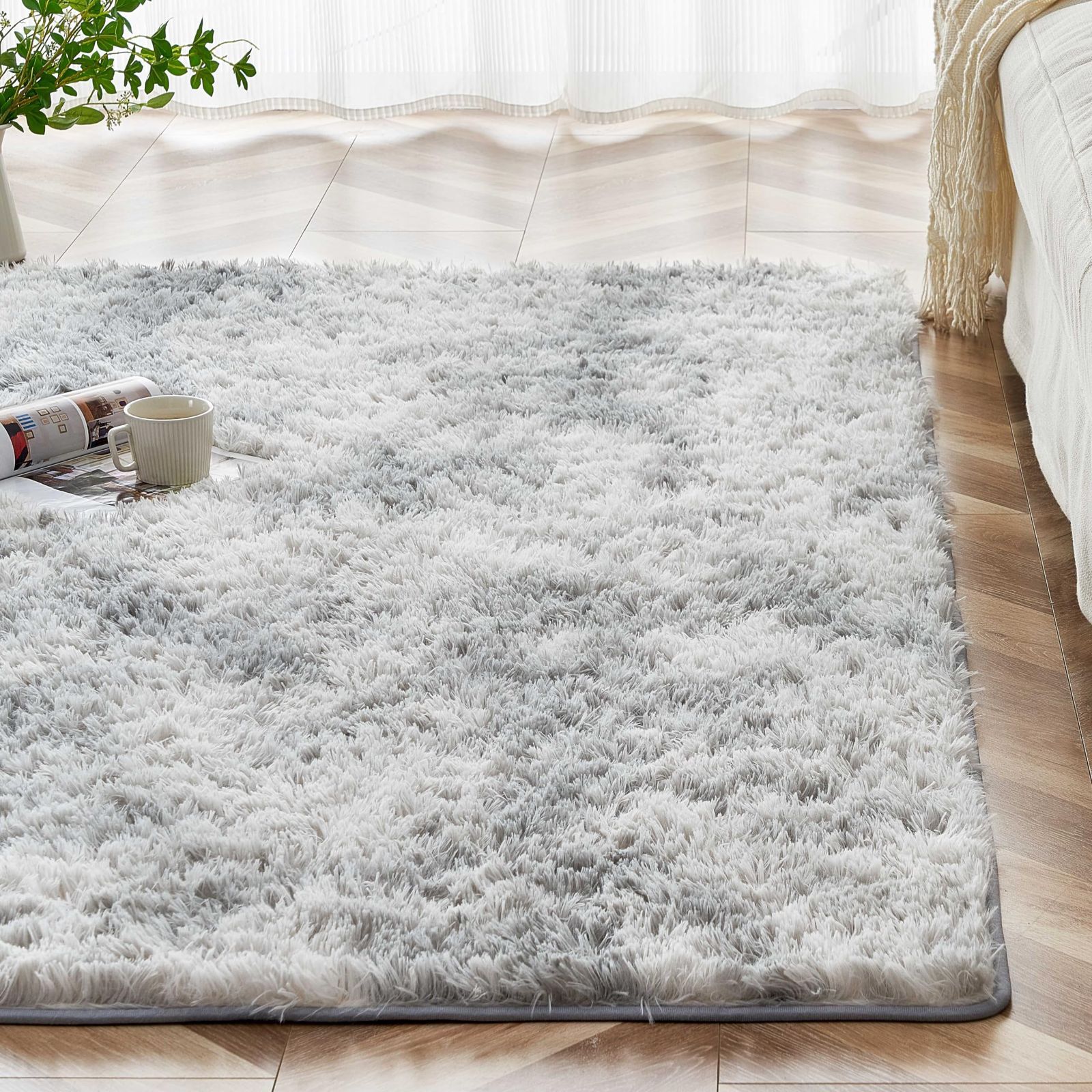 新品 Topfinel カーペット 2畳 160x200cm グレー 滑り止め ペット 極厚 カーペット クリーナー 付き 防音カーペット ラグ カーペット 通年 北欧