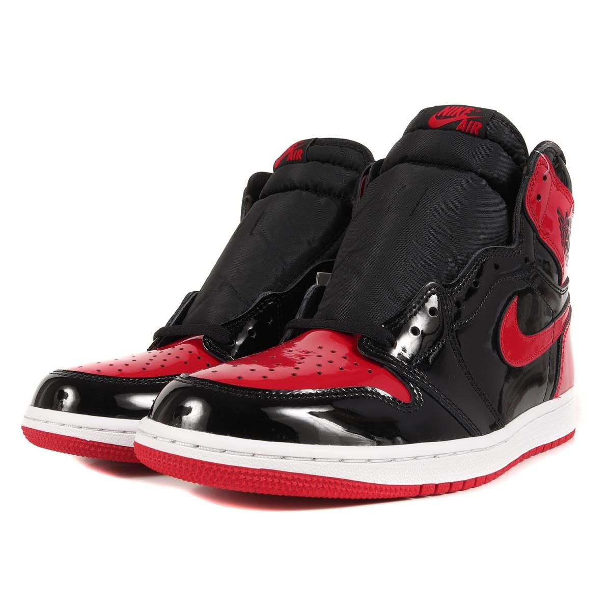 新品 NIKE ナイキ AIR JORDAN 1 RETRO HIGH OG BRED PATENT 555088-063 