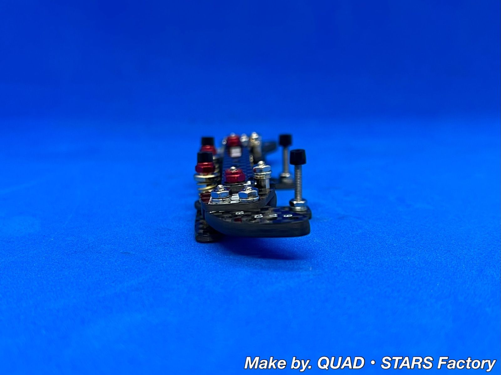 ミニ四駆・MSシャーシ用】2軸ATピボットバンパー＋1.5mm段下げ／3mm