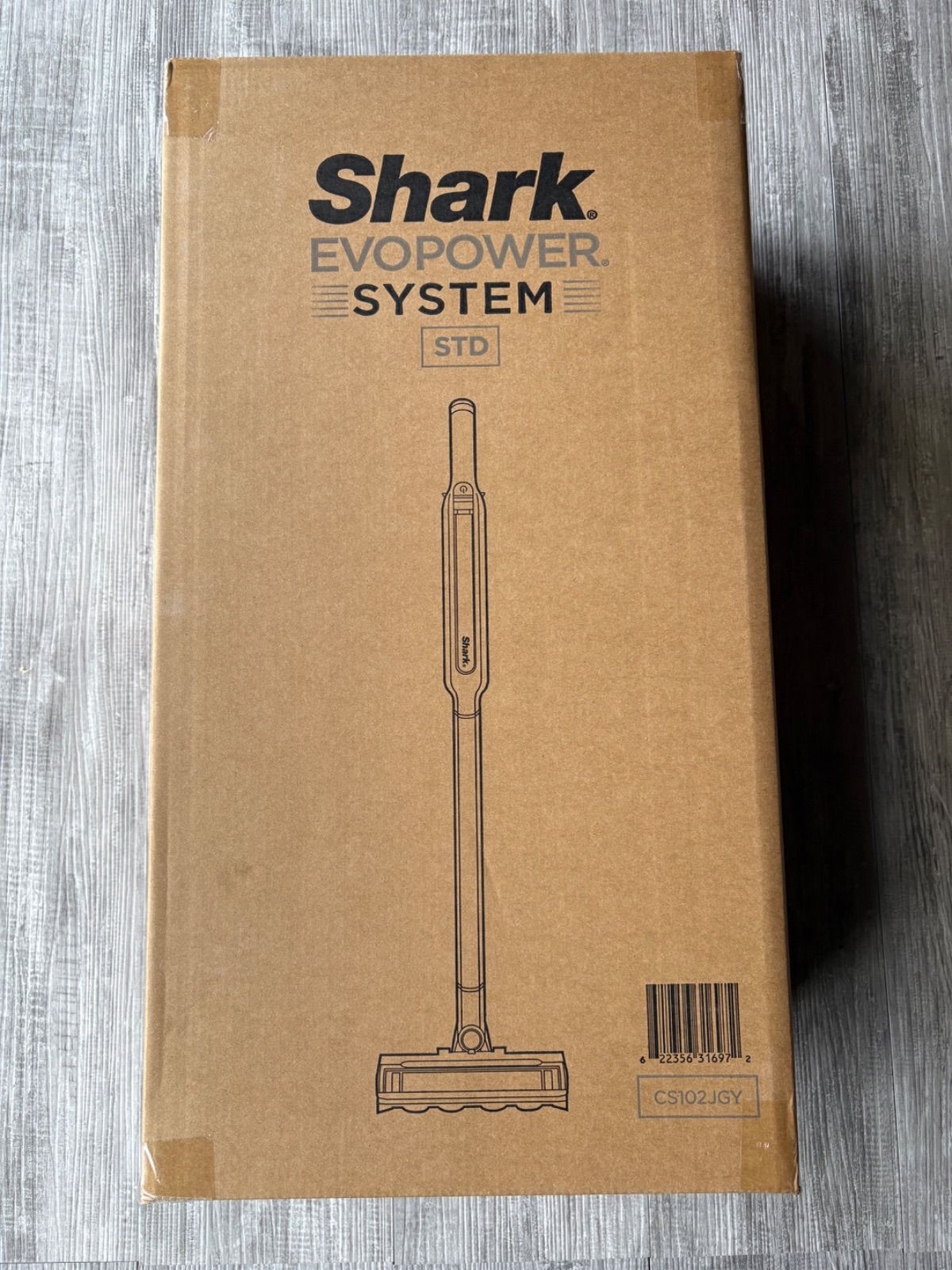 ☆Shark EVOPOWER SYSTEM STD CS102JGY [グレージュ]【掃除機】【送料