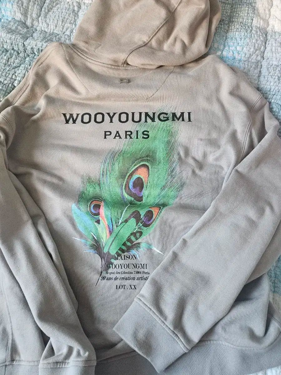 【関税込み】WOOYOUNGMI グレー バックロゴ フーディ WOOYOUNGMI(ウーヨンミ) パーカー・フーディ(メンズ) - 海外通販