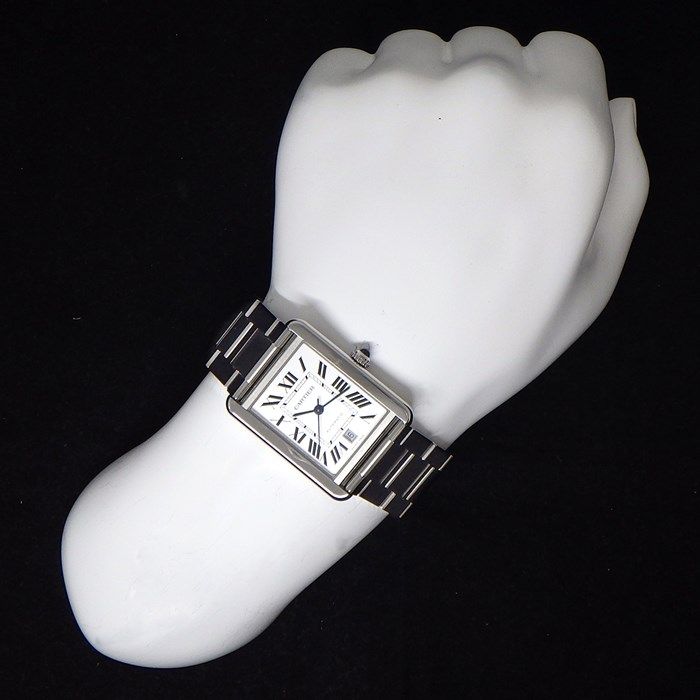 カルティエ Cartier 腕時計 タンク ソロ XL W5200028 デイト ローマン