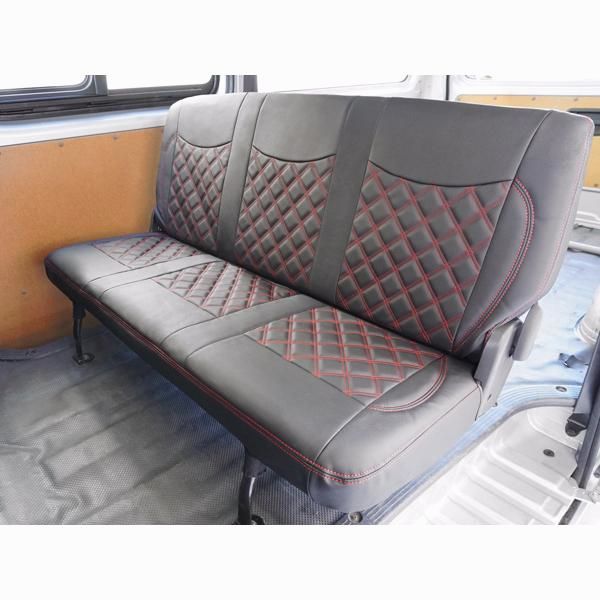 シートカバー レッドステッチ