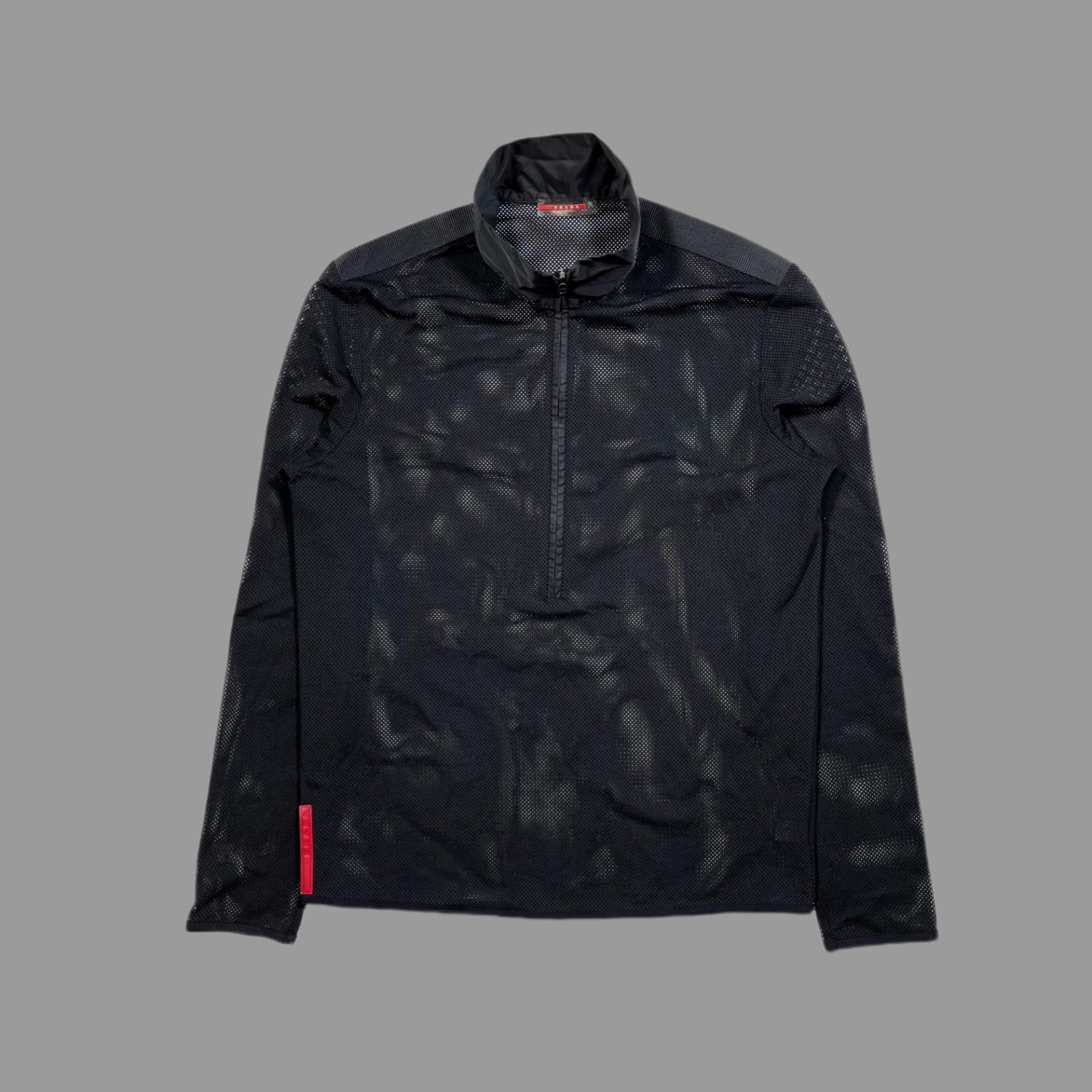 公式 / SPORT PRADA 2000SS メルカリ - Top Mesh Zip Half トップス