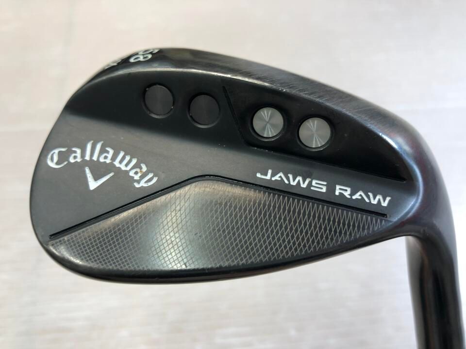 JAWS RAW ブラック | 58 | S | Steel Fiber i95 | | ウェッジ | キャロウェイ 最短即日発送