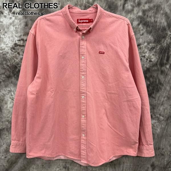 Supreme 25SS Small Box Denim Shirt Pink