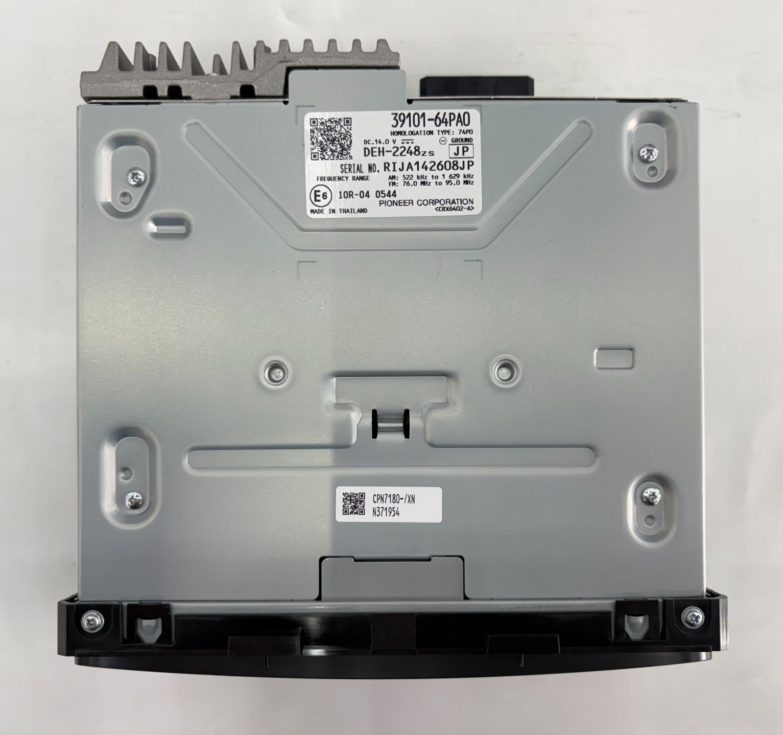 DA17V 新車装着純正標準CDプレイヤー