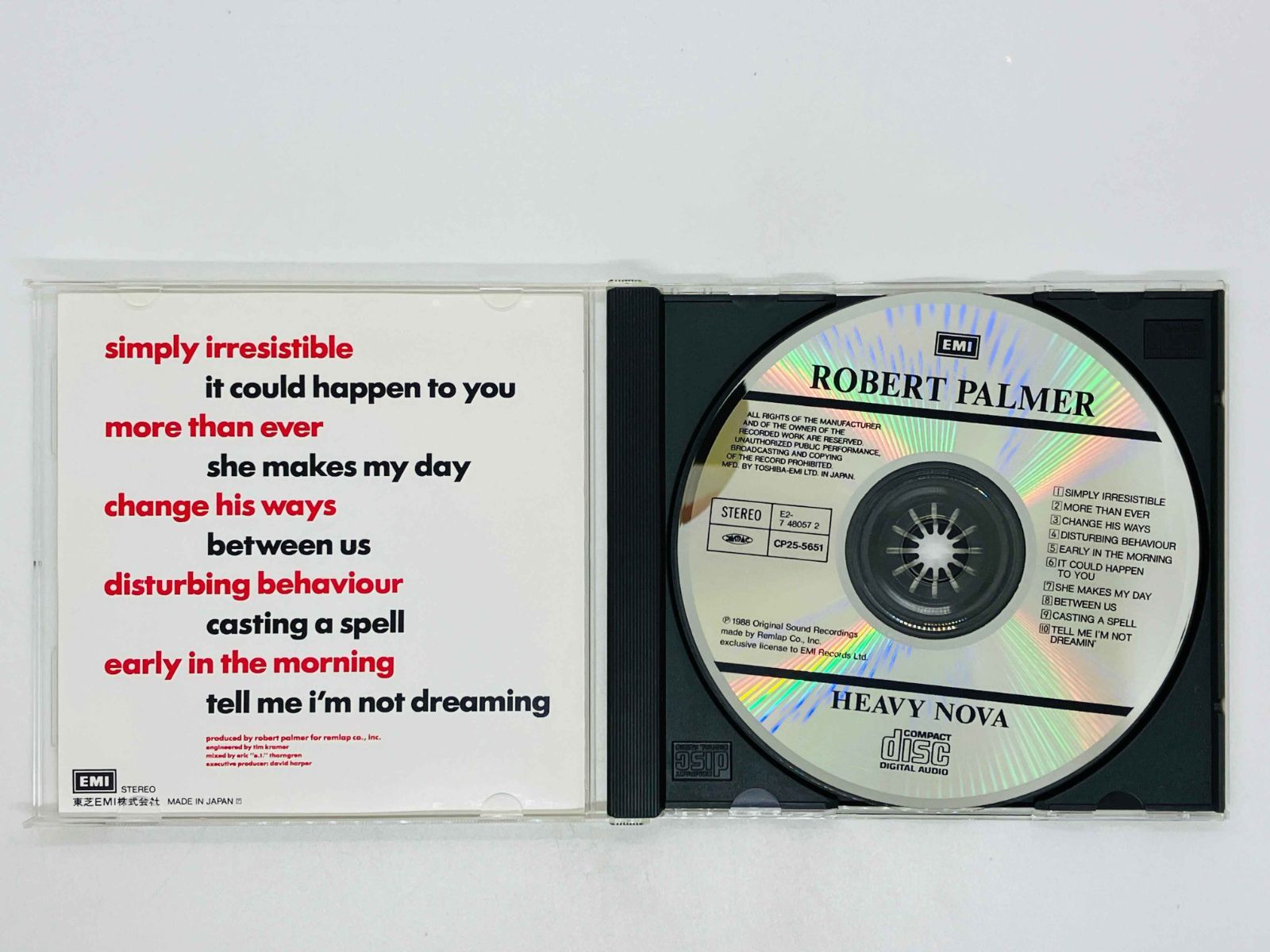 CD ロバート・パーマー HEAVY NOVA / ROBERT PALMER / 国内盤