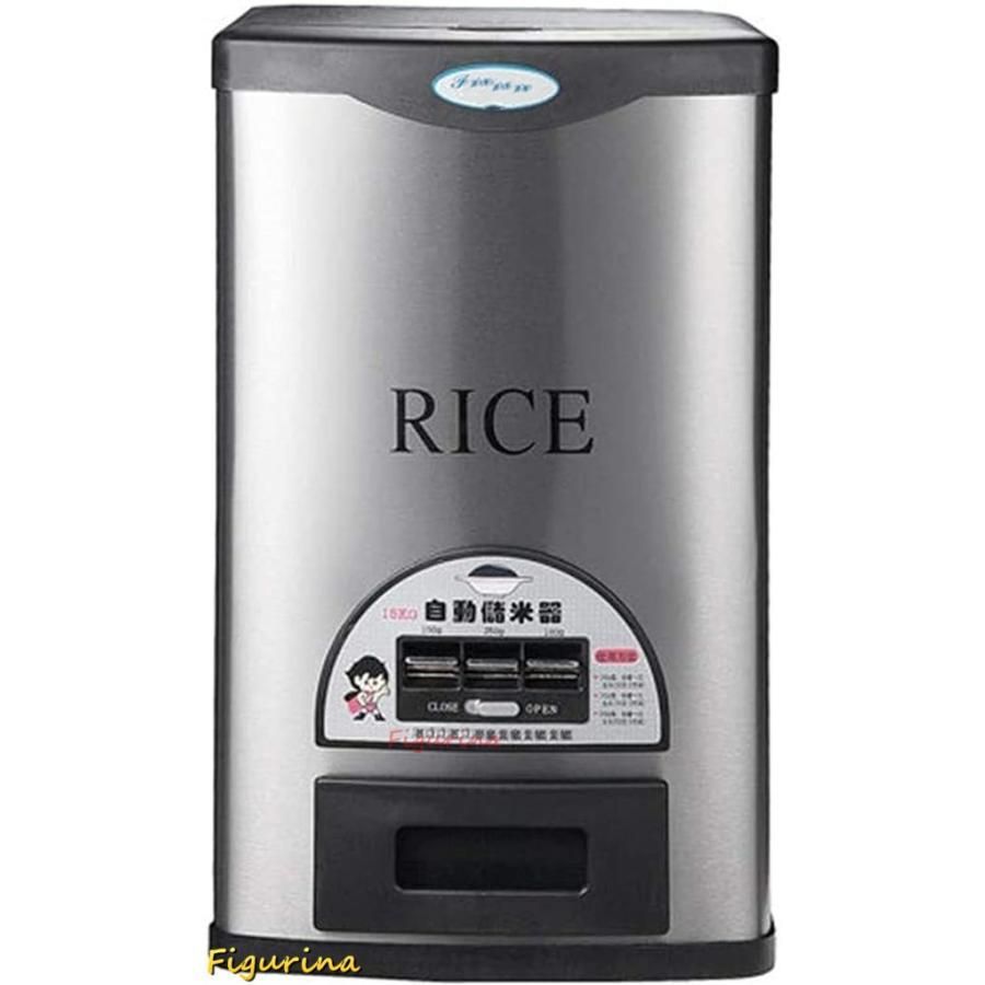 米びつ 計量こめびつ 保存容器 お米ケース ライスストッカー 米櫃 ステンレス 軽量 大容量 防虫 防湿 密閉式 残量見える米びつ 収納