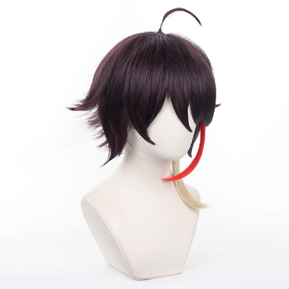 コスプレかつら 専用ネット 高温ヘア糸 耐熱ウィッグ イベント コスプレ 学園祭 ウィッグ Akina 文化祭 Saegusa 撮影用 三枝明那 vTuber 変装用 Sizuuenn