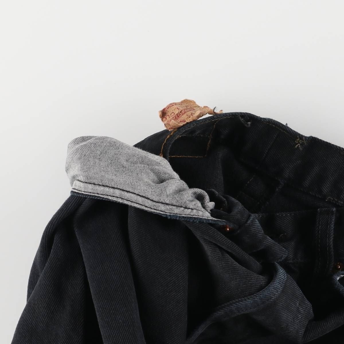 古着 90年代 リーバイス Levi's 501-0165 ブラックデニム ストレート